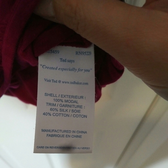 Ted Baker Gathered Sleeveless Top, Size 2 (US 6) - Picture 6 of 6